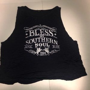 Dachoe Navy Tank Top